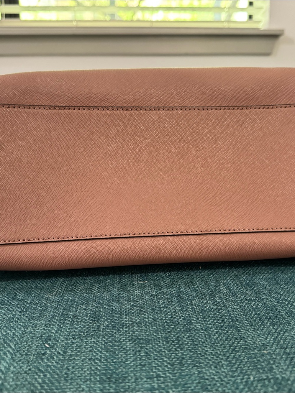 Michael Kors Dusty Rose Saffiano Leather Satchel with Gold Hardware - Picture 6 of 8